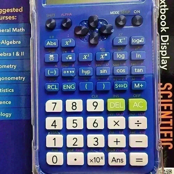 CASIO FX-300ES PLUS-BU Scientific Calculator Natural Textbook Display Blue - Picture 7 of 10